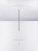 Edem LED Pendelleuchte Ø 30cm 3000K in eleganter weißer Ausführung, minimalistisches Design für moderne Wohnräume.