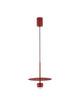 Edem LED Pendelleuchte Ø 30cm 3000K in intensivem Rot, modernes Design für Esszimmer und Wohnbereich.