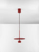 Edem LED Pendelleuchte Ø 30cm 3000K in Rot für modernes Wohndesign.