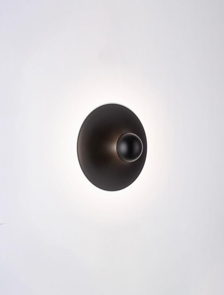 Edem LED Wandleuchte Ø 25cm 3000K in modernem Design mit atmosphärischem Licht.