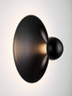 Edem LED Wandleuchte Ø 25cm 3000K in modernem Design, rot beschichtetem Aluminium und atmosphärischem Licht.