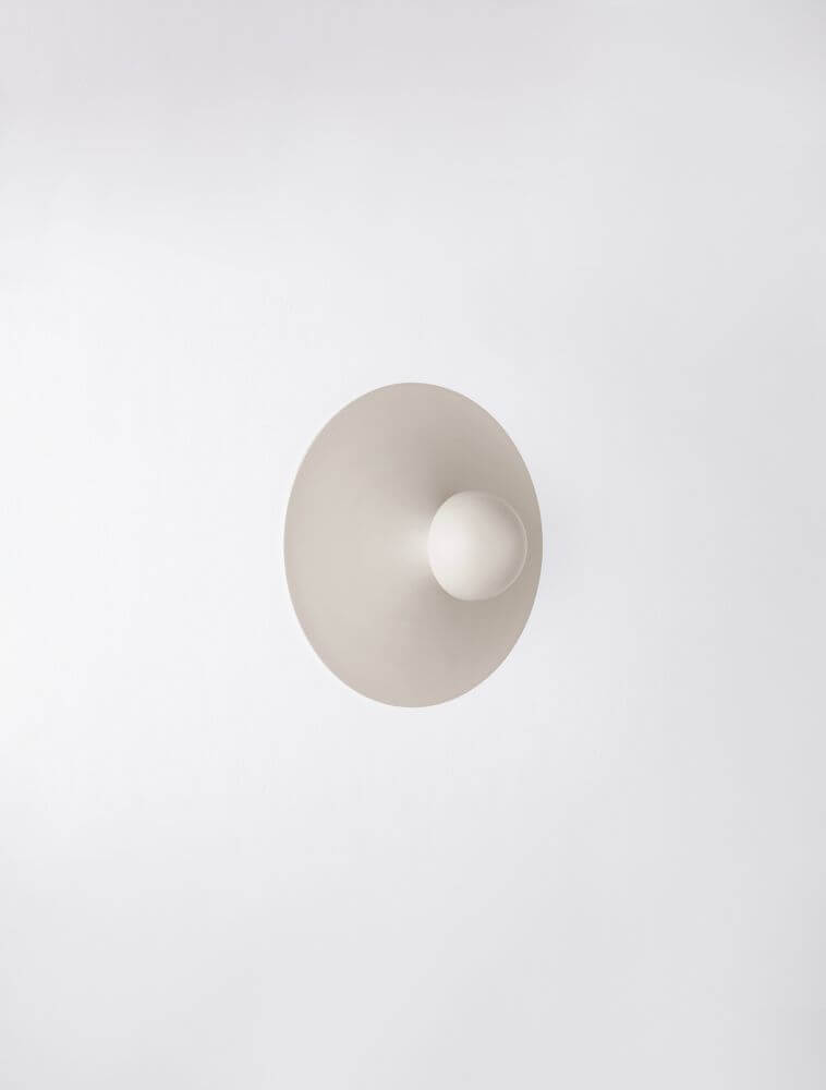 Edem LED Wandleuchte Ø 25cm 3000K in modernem Design mit schlankem Geh"ause aus Aluminium.