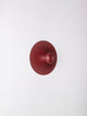 Edem LED Wandleuchte Ø 25cm 3000K in rot beschichtetem Aluminium an einer Wand.