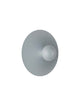 Edem LED Wandleuchte Ø 25cm 3000K mit modernem Design und rot beschichtetem Aluminium-Gehäuse.
