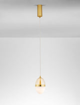 Egna pendant lamp oval 3000k gold