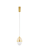 Egna pendant lamp oval 3000k gold