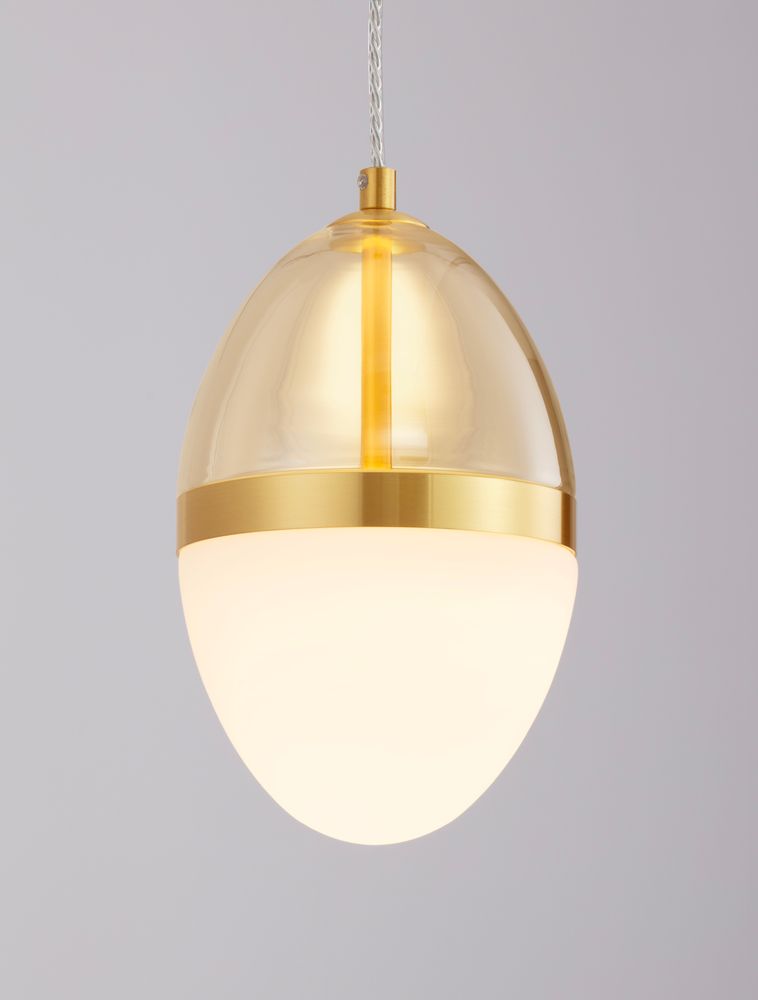Egna pendant lamp oval 3000k gold