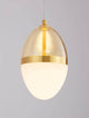 Egna Pendelleuchte Oval 3000K Gold mit elegantem Design und goldenen Details