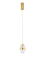 Egna pendant lamp oval 3000k gold