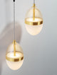 Egna Wandleuchte 2-flammig 3000K Gold, elegante Leuchte mit modernem Design in goldener Farbe.