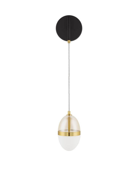 Egna væglampe 5-pære 3000K guld elegant vægbelysning i minimalistisk design.