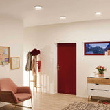 Pannello LED di installazione Ø 12 cm Flex da 8W da 8W 5-10 cm Bianco neutro