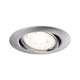 Einbauleuchte Base 10er Basis-Set Schwenkbar Ø 9cm Metall in gebürstetem Eisen für optimale Ausleuchtung.