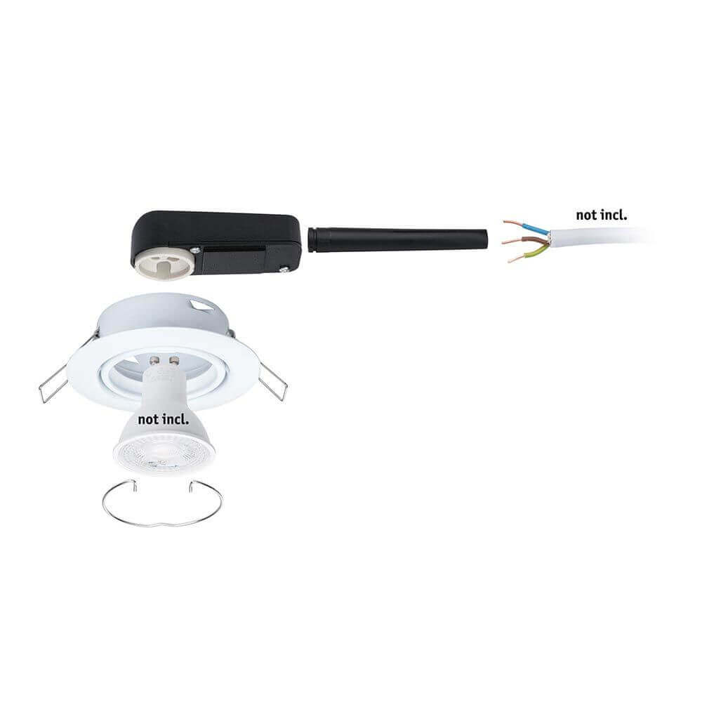 Inserting base base 10-based basic set Ø 9cm white