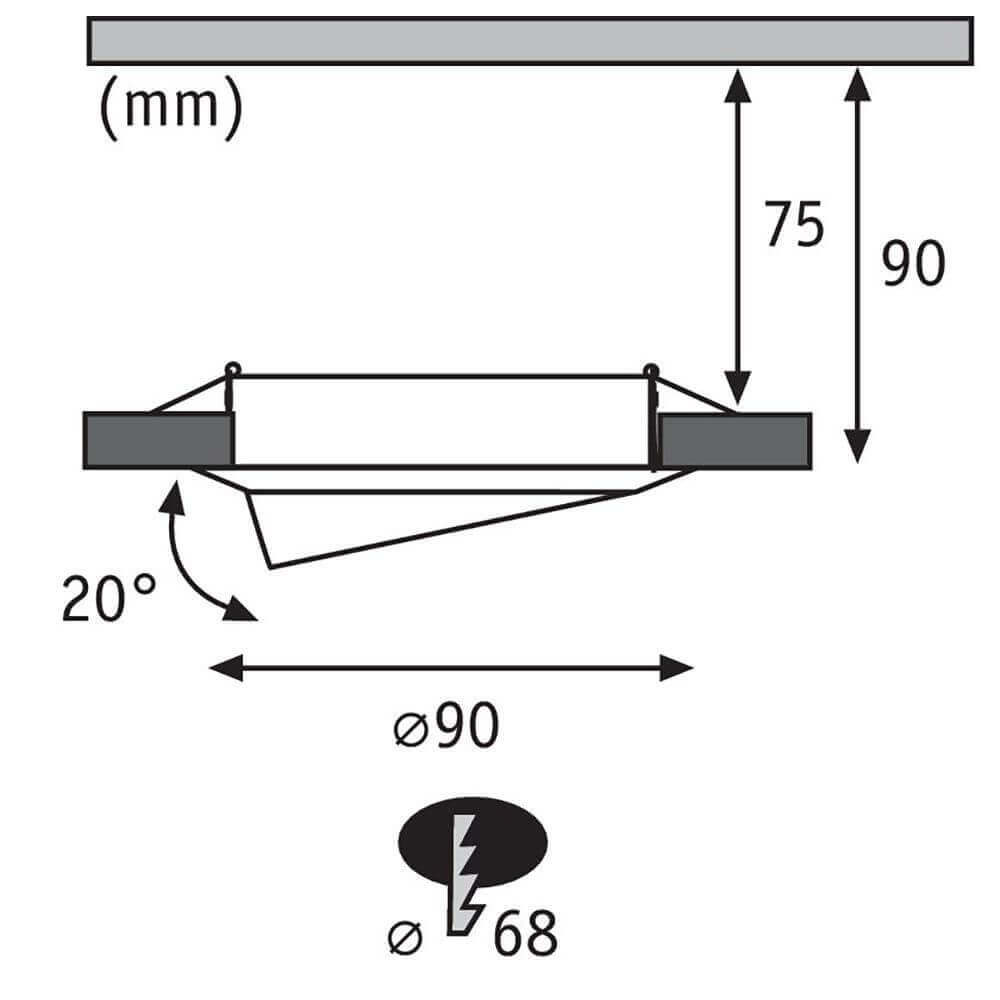 Inserting base base 10-based basic set Ø 9cm white