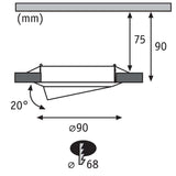 Inserting base base 10-based basic set Ø 9cm white