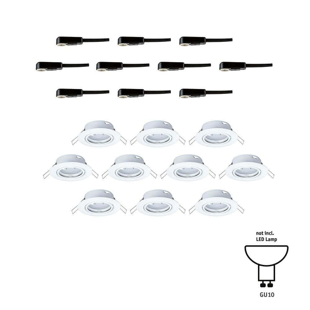 Inserting base base 10-based basic set Ø 9cm white