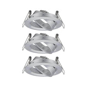 3er Einbauringe Choose Basis-Set schwenkbar 50° Alu in Alu-Optik zur Kombination mit Choose! Coin-Sets