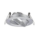 3er Einbauringe Choose Basis-Set schwenkbar 50° Alu in Aluminiumfarbe, ideal für die Choose-Serie Leuchtmittel.