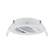 Einbauringe 3er Choose Basis-Set schwenkbar 50° Weiß-Matt - Schwenkbarer Einbauring in Weiß-Matt für individuelle Lichtgestaltung.