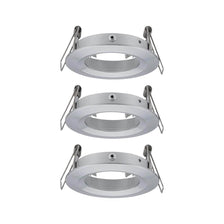 Innbyggingsringer 3-delt basissett Choose stiv alu-dreid - sett med tre stive, alu-dreide innbyggingsringer for lyskilder.
