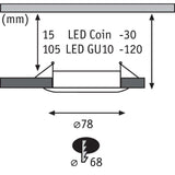 Einbauringe 3er Basis-Set Choose Starr Alu-Gedreht