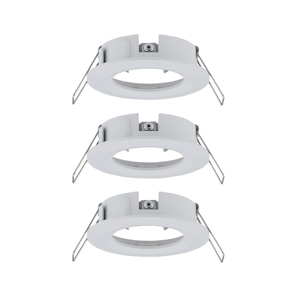 Mounting rings Choose 3-piece basic set rigid white-matt