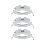 Mounting rings Choose 3-piece basic set rigid white-matt