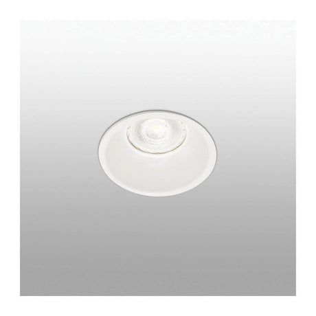Einbauleuchte GAS GU10 Weiß in runder, weißer Ausführung mit schlichter Optik.