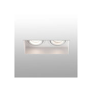 Recessed light HYDE 2-light GU10 White - modern LED ceiling light in white with two spotlights.
