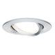 Innfelt LED Coin Slim IP23 rund 6,8W aluminium dimbar og svingbar med moderne design og flat konstruksjon.