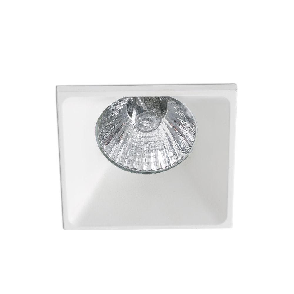 Lampe de salut neón gu10 carré blanc