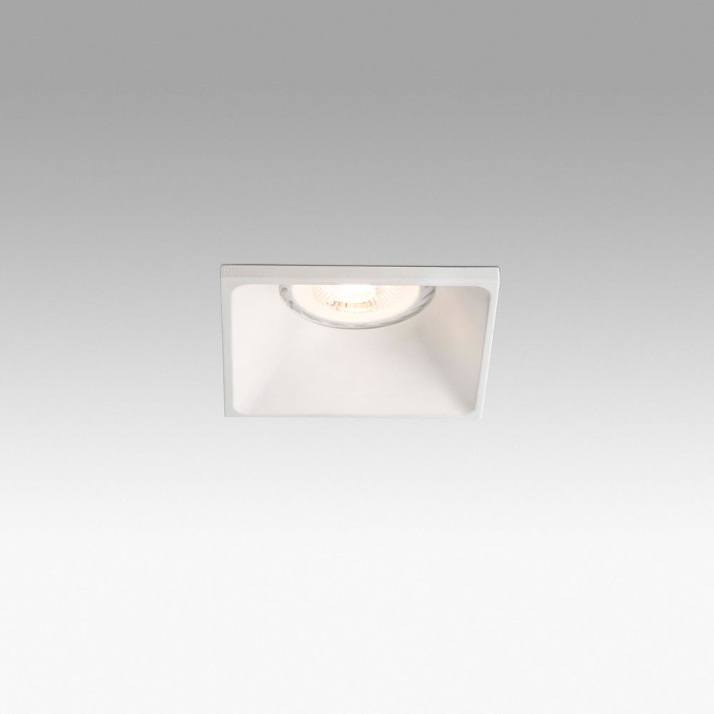Lampe de salut neón gu10 carré blanc