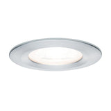 Recessed luminaire Nova IP44 round aluminum GU10