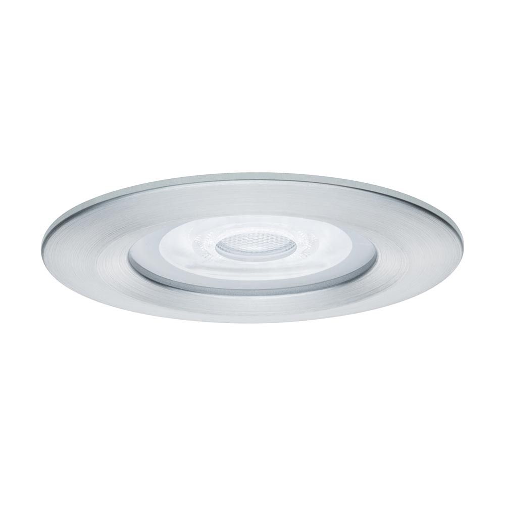 Recessed luminaire Nova IP44 round aluminum GU10