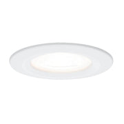 Einbauleuchte Nova IP44 rund Weiß GU10 für Feuchträume, moderne weiße Einbaulampe mit Spritzwasserschutz
