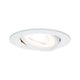 Einbauleuchte Nova rund schwenkbar LED 1x6,5W 2700K GU10 Weiß  in weißem Einbauring, ideal für stimmungsvolle Räume.