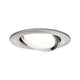 Einbauleuchte Nova rund schwenkbar LED 1x6,5W 2700K GU10 mit modernem Design und warmweißem Licht.