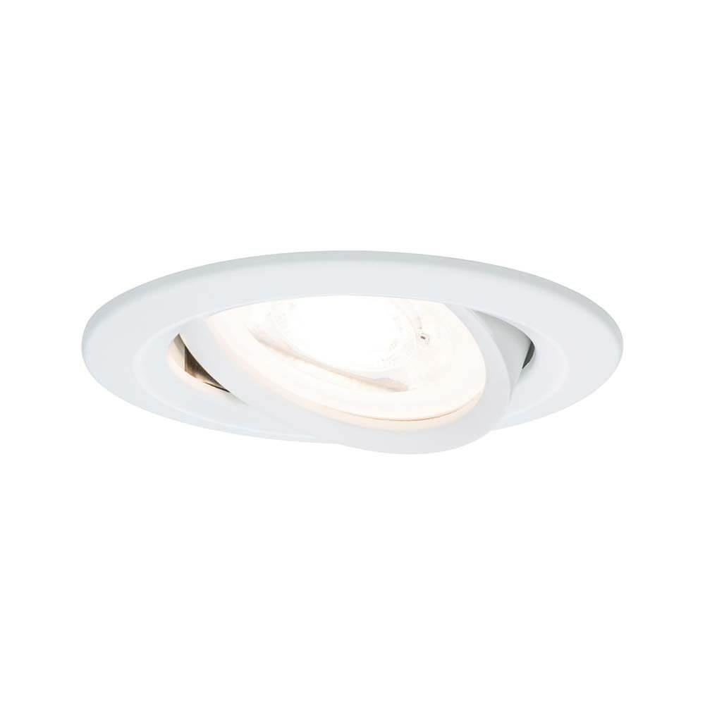 Einbauleuchte Nova rund schwenkbar LED 3stepdim 1x6,5W GU10 Weiß