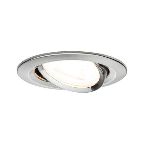 Einbauleuchte Nova rund schwenkbar LED 3stepdim 1x6,5W GU10 in edlem Design mit warmweisser Beleuchtung.