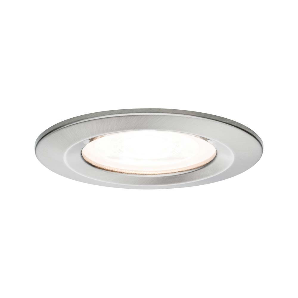 Foco empotrable Nova redondo rígido LED IP44 1x6,5W 2700K GU10