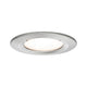 Einbauleuchte Nova rund starr LED IP44 3-stepdim 1x6,5W GU10 Alu Zin - modernes Design, warmweißes Ambiente.