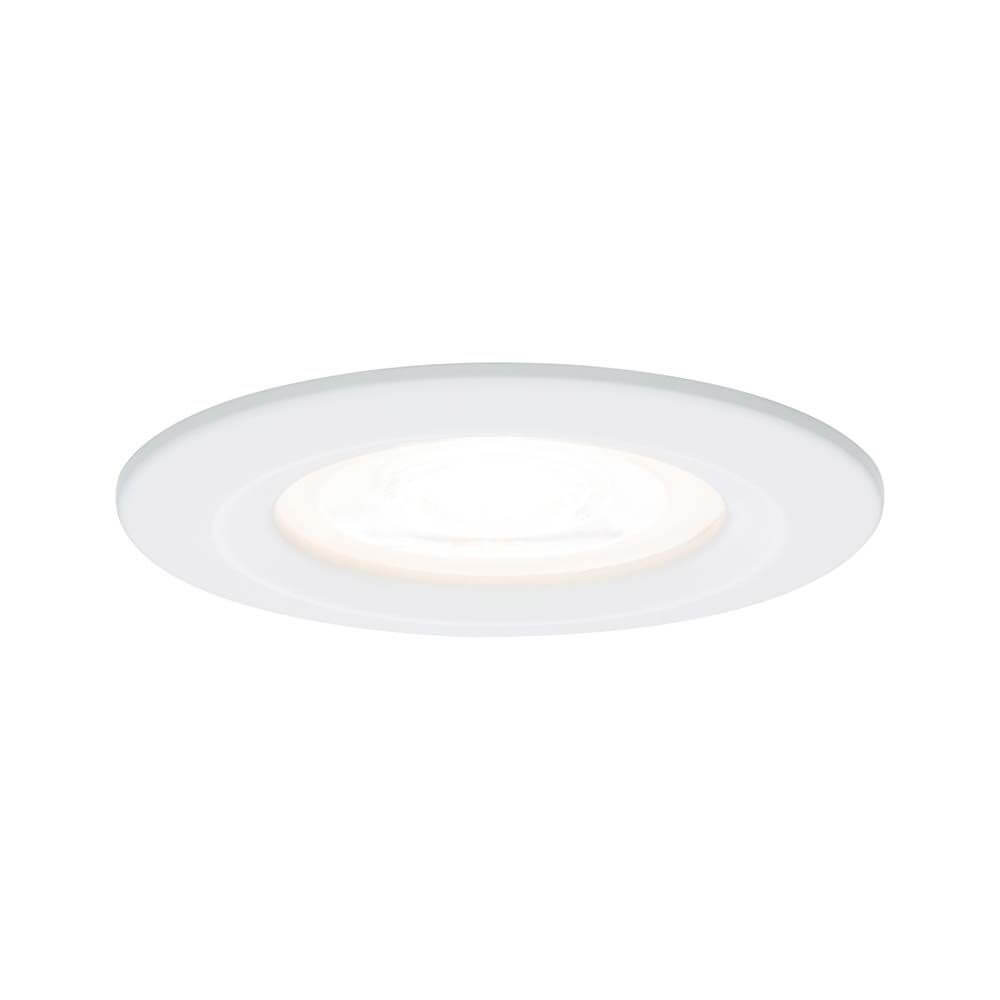 Einbauleuchte Nova rund starr LED IP44 3-stepdim 1x6,5W GU10 Weiß