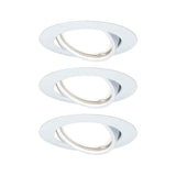 Inserisci monete a base di luce LED girevole 3x5w 3x5w bianco