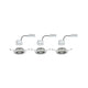 Einbauleuchten-Base Coin LED schwenkbar 3-stepdim 3x5W 51mm in weißer Ausführung, dreiteilig mit Schnellklemme.
