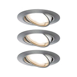 Inserisci monete a base di luce LED girevole 3x5w 51mm