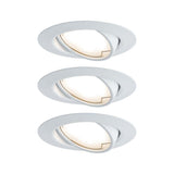 Foco empotrable Coin LED orientable 3x5W Blanco