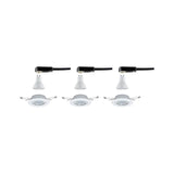 Einbauleuchten-Base Coin LED schwenkbar 3x5W Weiß