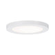 Promo LED Panel Einbauleuchte Cover-it Weiß in flachem, rundem Design mit warmweißem Licht.