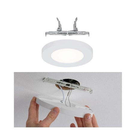 LED Recessed panel Cover-it Promo White installation and mounting in suspended ceilings